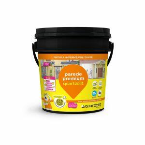 Tinta Impermeabilizante  Parede Premium 18L Branco Quartzolit