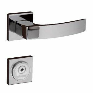 Kit Fechadura Espelho 55mm Trio Tetra Quadratta 55520 Cromada Aliança Kit Fechadura Espelho 55mm Trio Tetra Quadratta 55520 Cromada Aliança