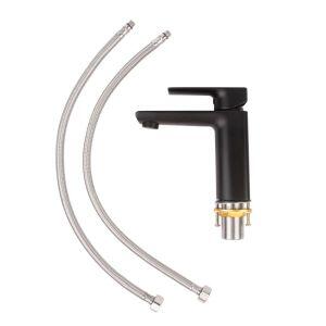 Torneira Misturador Monocomando para Banheiro de Mesa Bica Baixa 1/2" Arion Black Addra