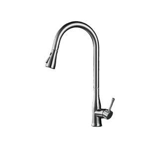 Torneira Misturador Monocomando para Cozinha de Mesa Bica Alta 1/2" Curve Plus Cromado Addra