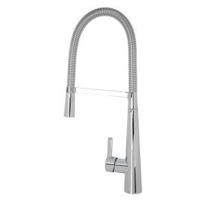 Torneira Misturador Monocomando para Cozinha de Mesa Bica Alta 1/2" Onda Cromado Addra
