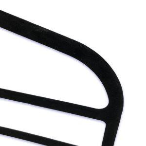 Cabide Flock para Calça Preto Casa&Ideia