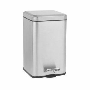 Lixeira Inox Casa&Ideia Jaspe com Pedal 12L