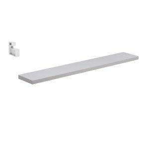 Prateleira Prat-K Lineare Reta com Suporte 25x80cm Branca