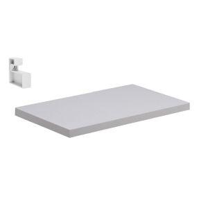 Prateleira Prat-K Lineare Reta com Suporte 20x40cm Branca