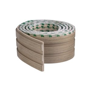 Painel Ripado EVA Autocolante 10cm x 2,5m Madeto Carvalho Meu Rodapé