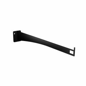 Suporte para Prateleira Aço Reitz Clean 28cm Preto