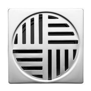 Grelha para Ralo Inox Quadrada Lorenzetti 15cm Inox