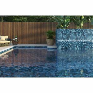 Revestimento Parede Noronha Mesh Mar Bold Brilhante 7,5x7,5 Eliane