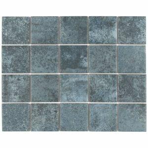 Revestimento Parede Oxy Mesh Blue Bold Mate 7,5x7,5 Eliane