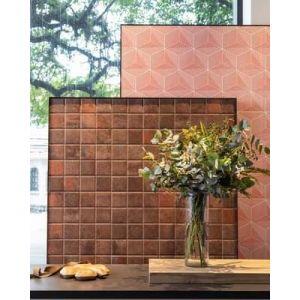 Revestimento Parede Oxy Mesh Corten Bold Mate 7,5x7,5 Eliane Revestimento Parede Oxy Mesh Corten Bold Mate 7,5x7,5 Eliane