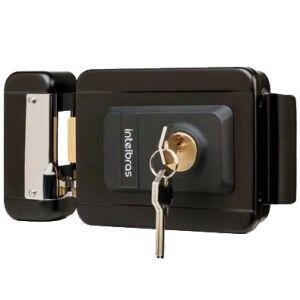 Fechadura Elétrica de Sobrepor Fx 500 Preto Intelbras