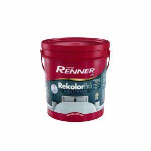 Tinta Renner Rekolor Pró Acetinado Super Premium 18L Branco Acetinado