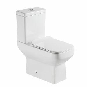 Kit Vaso Sanitário com Caixa Acoplada Acionamento Duplo 3/6L Paris Branco Addra