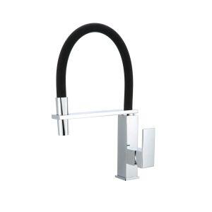 Torneira Misturador Monocomando para Cozinha de Mesa Bica Alta 1/2'' Color Flex Cromado Addra