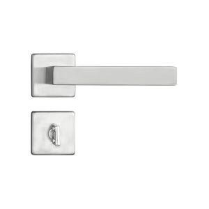 Fechadura Roseta Banheiro 55mm Inox Escovado Barra Pado