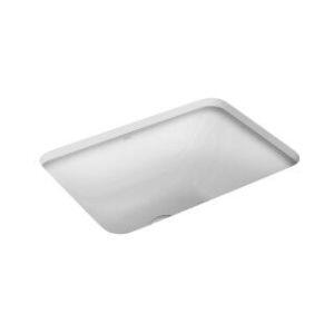 Cuba para Banheiro de Embutir Retangular 48x35 Branco Gelo Deca