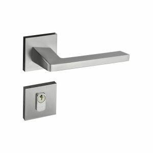 Fechadura Roseta Externa 55mm Cromo Acetinado Karli Pado