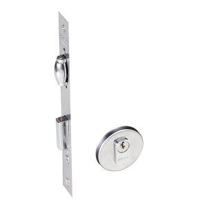 Fechadura Roseta Externa 40mm Inox Polido Rolete Pado