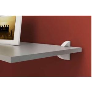 Prateleira Casa&Ideia Practice com Suporte 60x20cm Branca