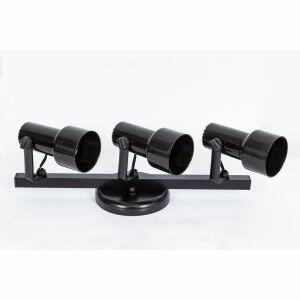 Trilho Infinity 3 Lâmpadas 60W Preto Dital Trilho Infinity 3 Lâmpadas 60W Preto Dital