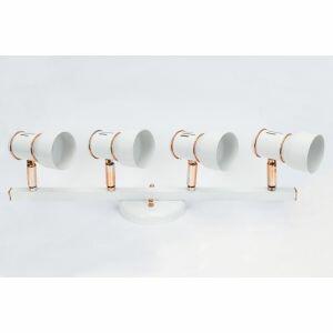 Trilho New 4 Lâmpadas 40W Rose/Branco Dital Trilho New 4 Lâmpadas 40W Rose/Branco Dital