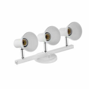 Trilho Premium 3 Lâmpadas Branco Cromado Dital Trilho Premium 3 Lâmpadas Branco Cromado Dital