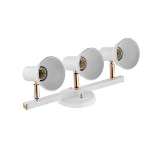 Trilho Infinity 3 Lâmpadas Branco Rose Gold Dital Trilho Infinity 3 Lâmpadas Branco Rose Gold Dital