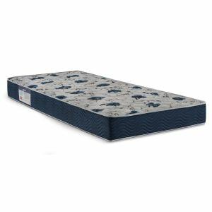 Colchão Ortobom ISO 6.0 D28 Solteiro 78x188cm Azul/Branco