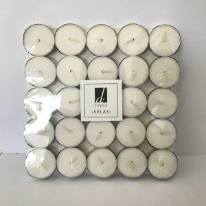 Kit Vela Rechaud Sunrise 25 Peças Branco Diagonal