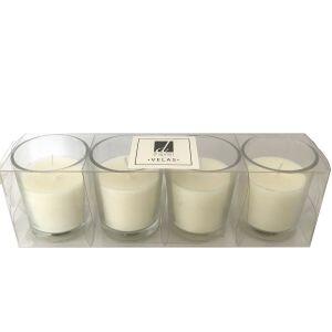 Kit Velas Copo Sunrise 4 Peças 5x6 Diagonal