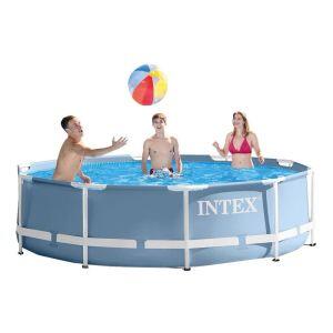 Piscina de Armação Circular 6.503L Azul Intex Piscina de Armação Circular 6.503L Azul Intex