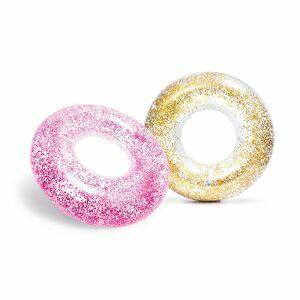 Boia Redonda Glitter Transparente Intex