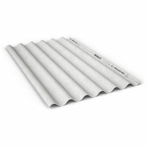 Telha Fibrocimento sem Amianto 1,10x3,66m 6mm Cinza Brasilit