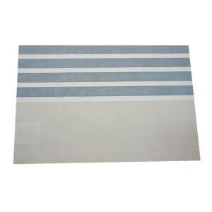 Lugar Americano Khaki Listrado 45x30cm Azul Casa&Ideia