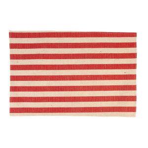 Lugar Americano Sunset Listrado 45x30 Vermelho Casa&Ideia