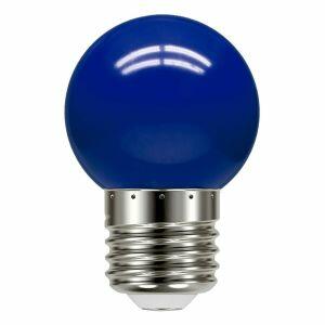Lâmpada LED Bolinha Taschibra TBL 05 E27 1W Azul