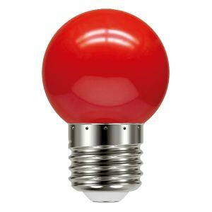 Lâmpada LED Bolinha Taschibra TBL 05 E27 1W Vermelho