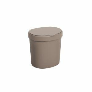 Lixeira de Plástico para Pia Brinox 2,5L Warm Gray