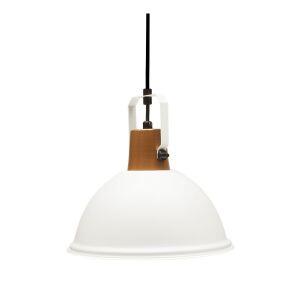 Pendente 1 Lâmpada Factory 28,5cm E27 Branco Taschibra