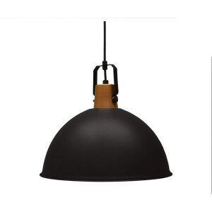 Pendente Taschibra 1 Lâmpada Factory 28,5cm E27 Preto