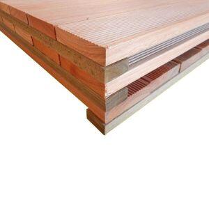 Deck Modular Madvei 50x50cm Saligna Natural Deck Modular Madvei 50x50cm Saligna Natural