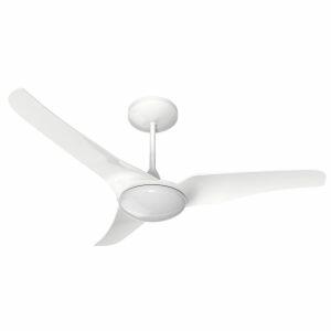 Ventilador de Teto Slim Branco 3 Pás Aliseu