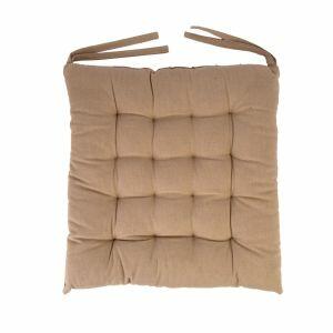 Almofada para Cadeira Shefield 45x45cm Bege Diagonal Almofada para Cadeira Shefield 45x45cm Bege Diagonal