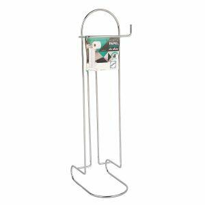 Porta Papel Higiênico de Piso Living com Reserva Cromado Arthi
