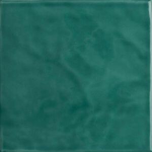 Revestimento de Parede Onda Brilhante Verde Jade 20x20cm Eliane