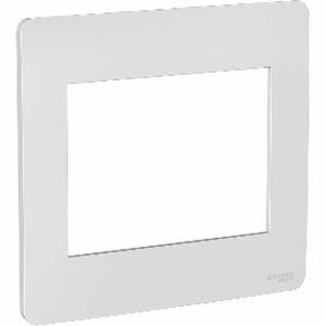 Placa 4"x4" Schneider Orion 6 Módulos Prata