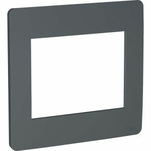 Placa 4"x4" Schneider Orion 6 Módulos Preto