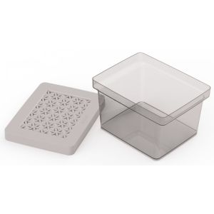 Caixa Alta com Tampa Hana Gelo P 15,5x20x12cm