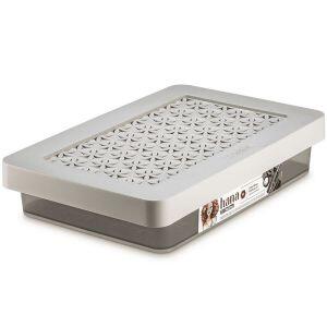 Caixa Baixa c/ Tampa Hana Gelo M 3L 20x31,5x6,2cm